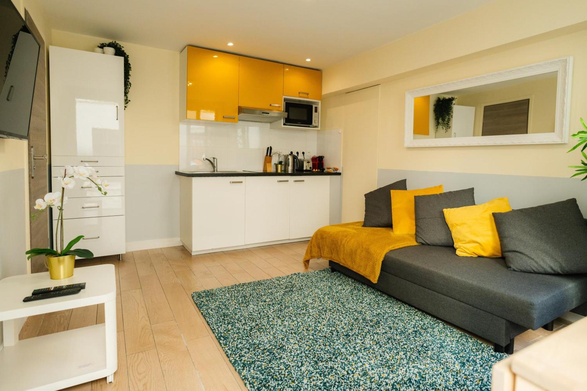 Beautiful Yellow Near Marais And Bastille Apartment Paris